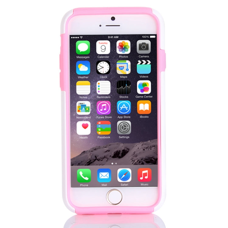 Plastic + Silicone Combination Case with Holder & Card Slot for iPhone 6 Plus & 6S Plus