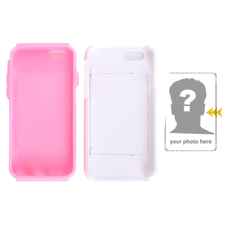 Plastic + Silicone Combination Case with Holder & Card Slot for iPhone 6 Plus & 6S Plus