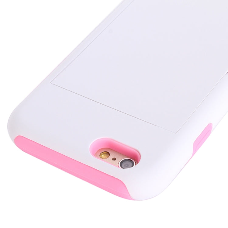 Plastic + Silicone Combination Case with Holder & Card Slot for iPhone 6 Plus & 6S Plus