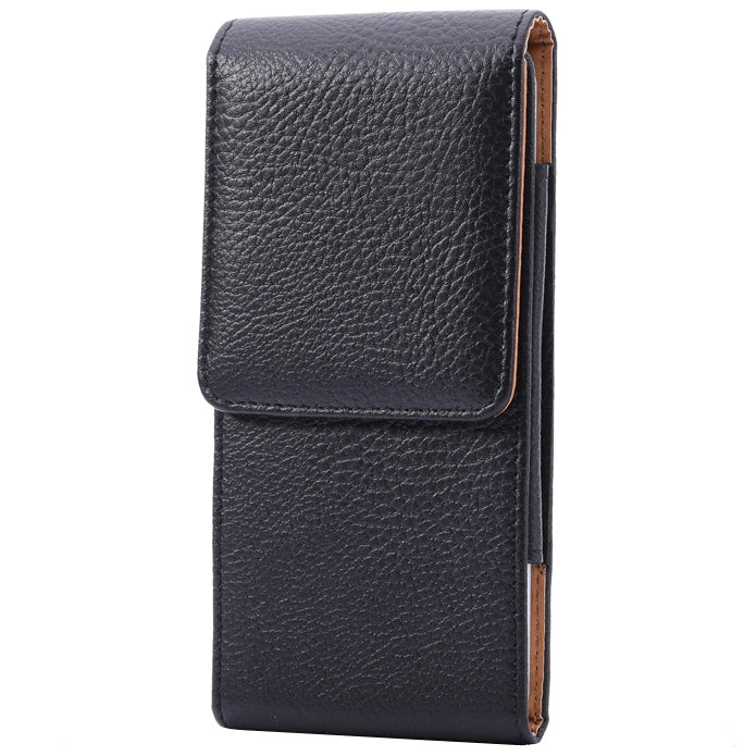 Litchi Texture Vertical Style Waist Bag for iPhone 6 Plus & 6S Plus, Galaxy Note 4 / Note III / Note II