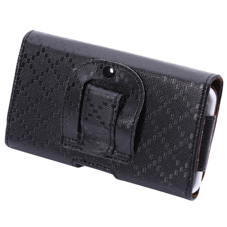 Plaid Texture Universal Horizontal Style Waist Bag for iPhone 6S Plus / iPhone 6 Plus & 6S Plus / Galaxy Note 5 / Note 4 / S6 Edge Plus / A8