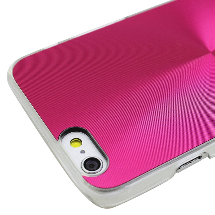 Metal Sheet CD Texture Paste Crystal Frame Case for iPhone 6 Plus & 6S Plus