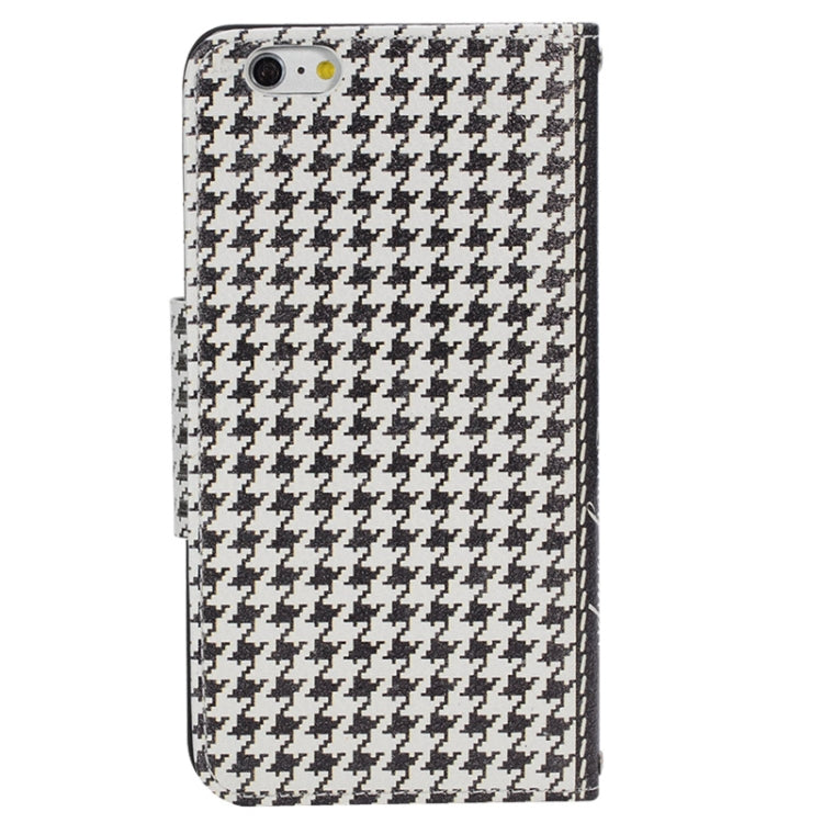 Plaid Texture Wallet Style Leather Case with Chain & Card Slots for iPhone 6 Plus & 6S Plus