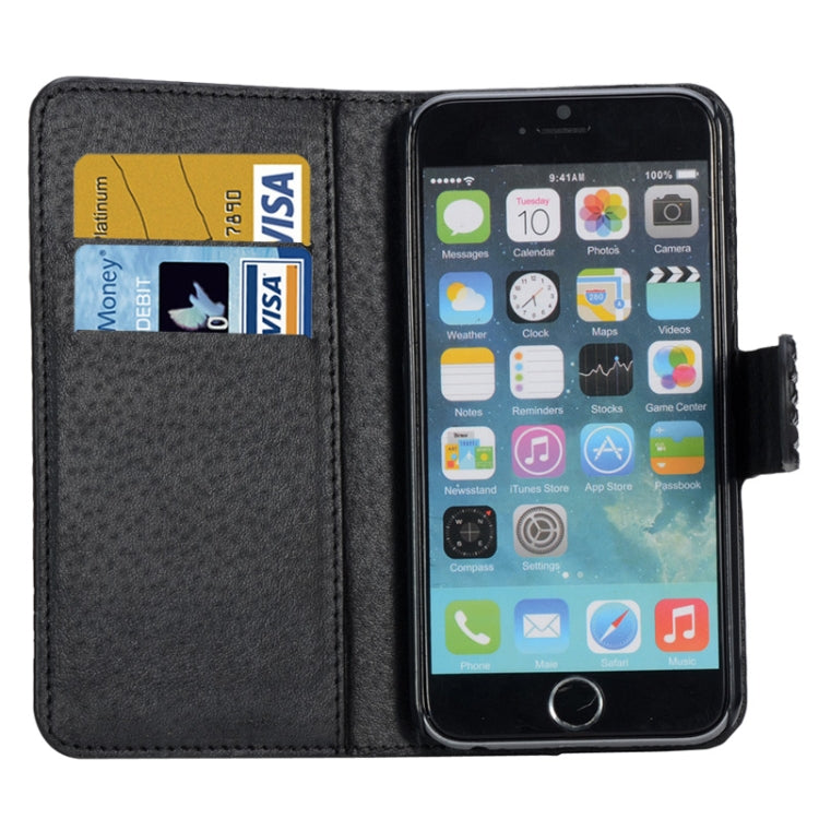 Diamond Texture Leather Case with Card Slots for iPhone 6 Plus & 6S Plus