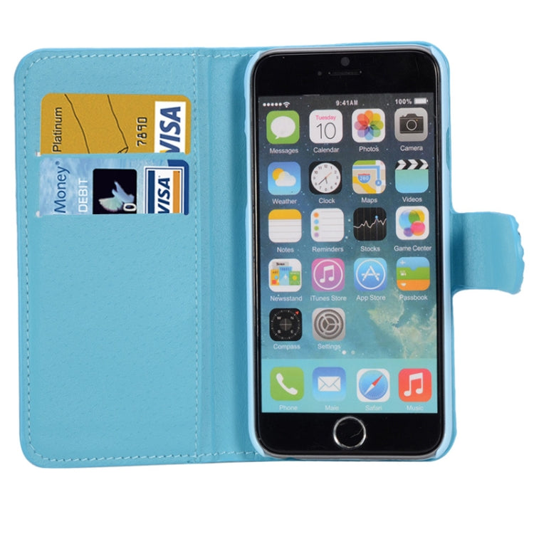 Diamond Texture Leather Case with Card Slots for iPhone 6 Plus & 6S Plus