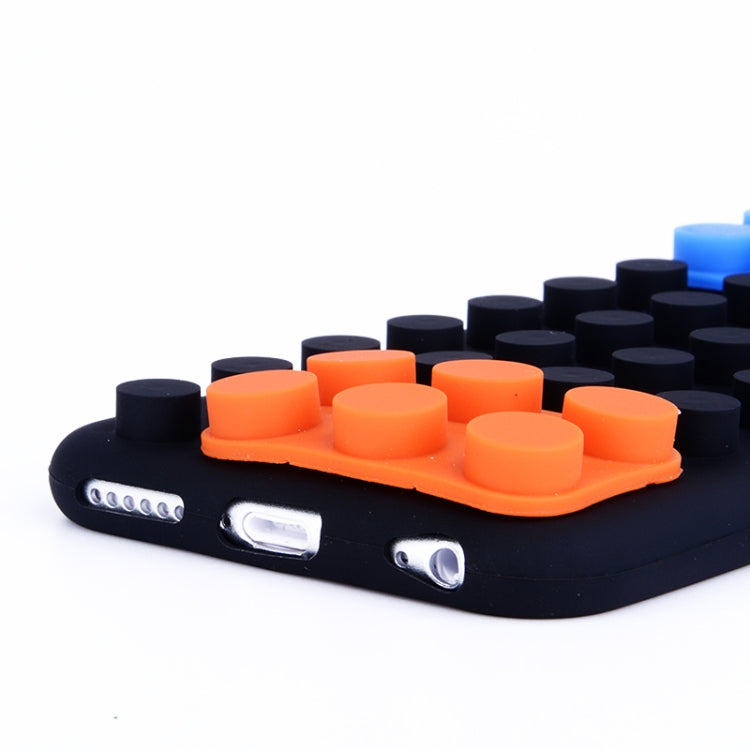 Building Block Texture Silicone case for iPhone 6 Plus