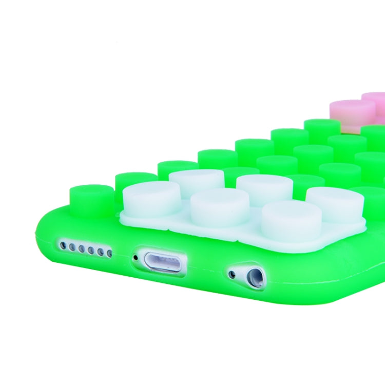 Building Block Texture Silicone case for iPhone 6 Plus