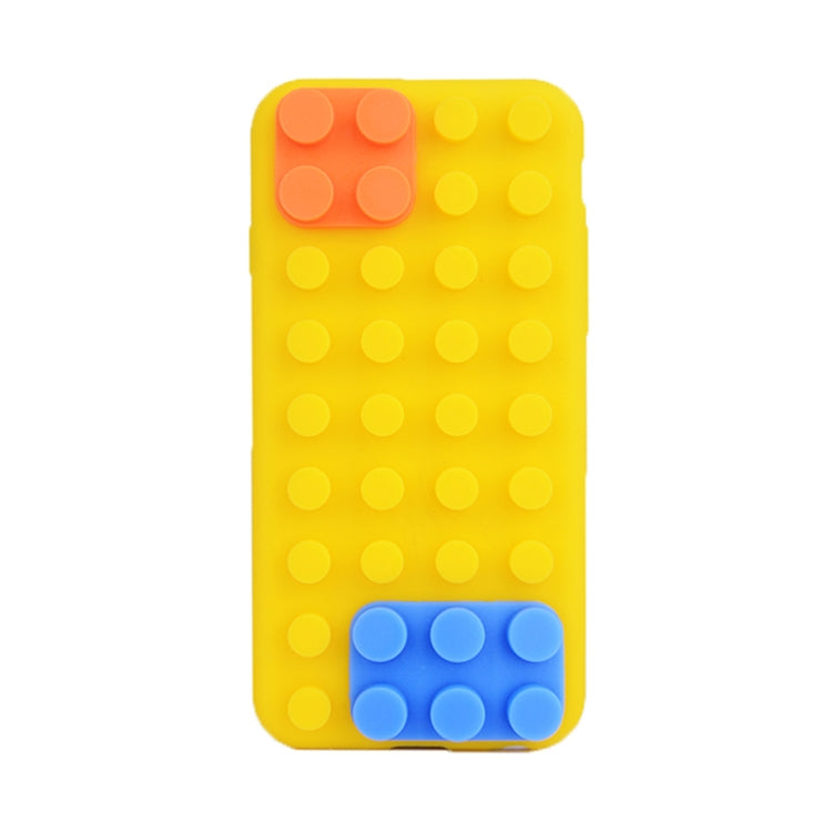 Building Block Texture Silicone case for iPhone 6 Plus