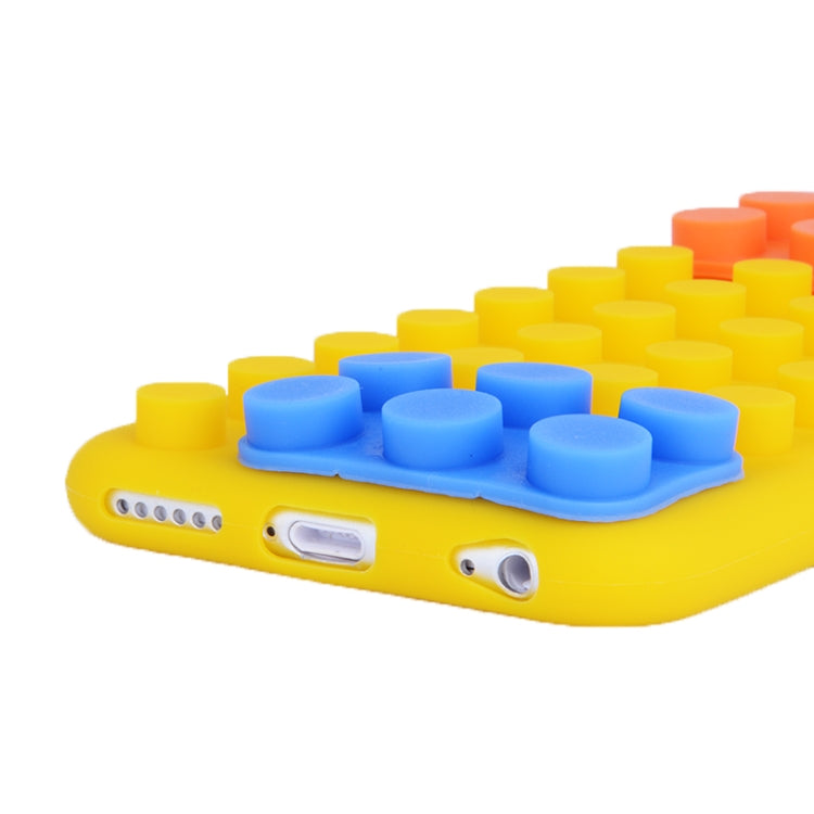 Building Block Texture Silicone case for iPhone 6 Plus