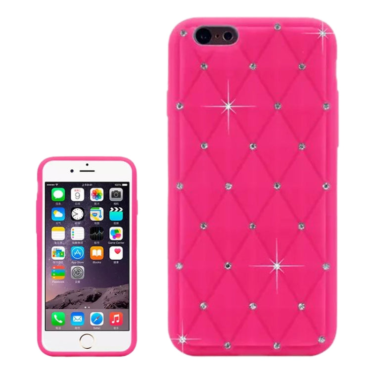 Starry Diamond Encrusted Silicone Case for iPhone 6 Plus
