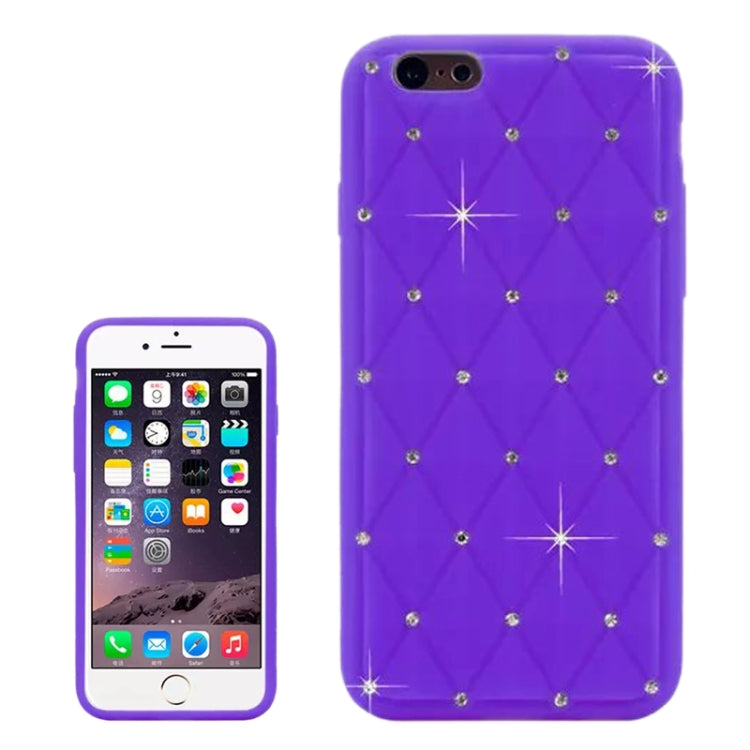 Starry Diamond Encrusted Silicone Case for iPhone 6 Plus