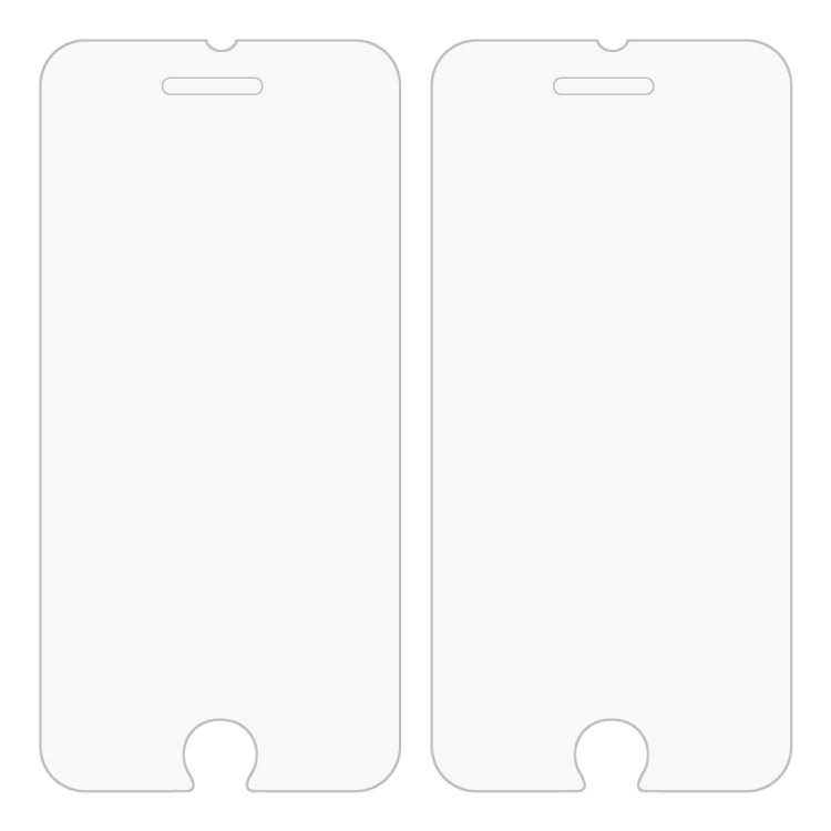 2 PCS for iPhone 6 Plus & 6s Plus 0.26mm 9H Surface Hardness 2.5D Explosion-proof Tempered Glass Screen Film
