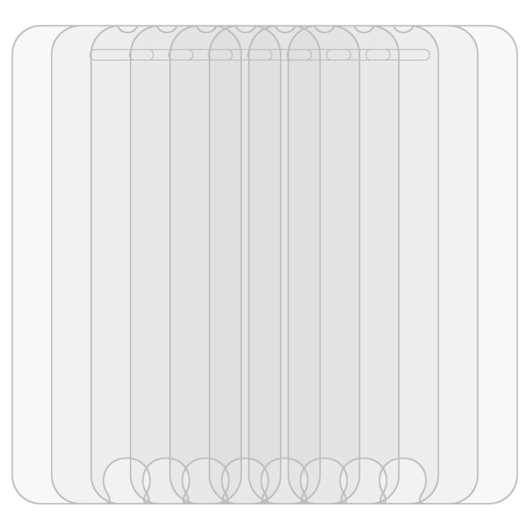 10 PCS for iPhone 6 Plus & 6s Plus 0.26mm 9H Surface Hardness 2.5D Explosion-proof Tempered Glass Screen Film