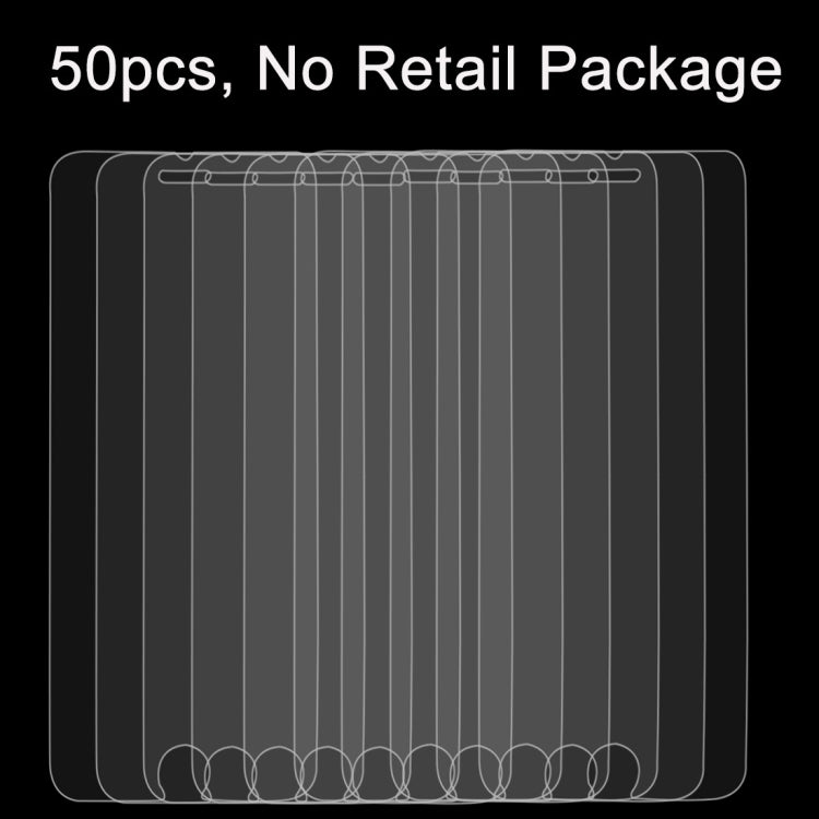 50 PCS for iPhone 6 Plus & 6s Plus 0.26mm 9H Surface Hardness 2.5D Explosion-proof Tempered Glass Film, No Retail Package