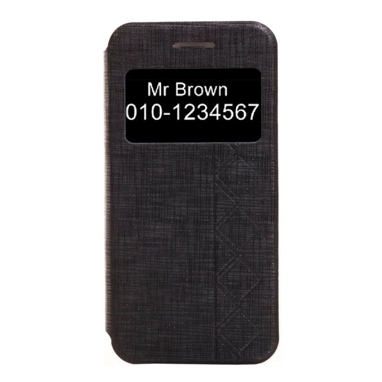 Plaid Texture Leather Case with Holder and Call Display ID for iPhone 6 Plus & 6S Plus