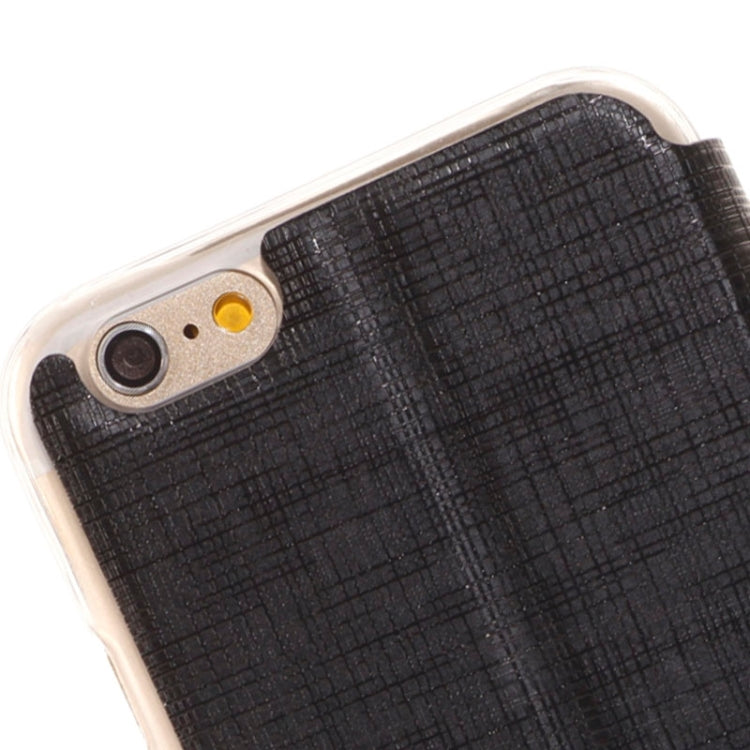 Plaid Texture Leather Case with Holder and Call Display ID for iPhone 6 Plus & 6S Plus