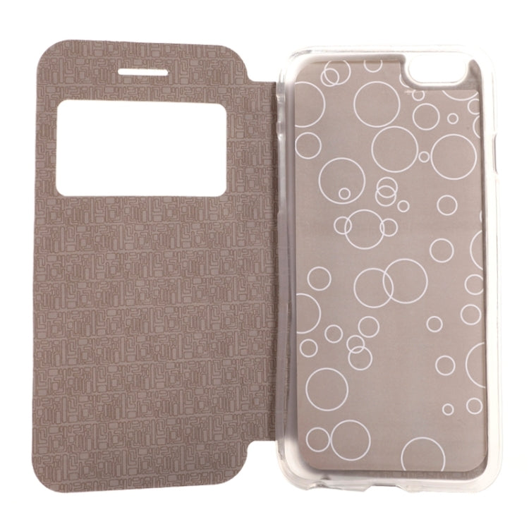 Plaid Texture Leather Case with Holder and Call Display ID for iPhone 6 Plus & 6S Plus