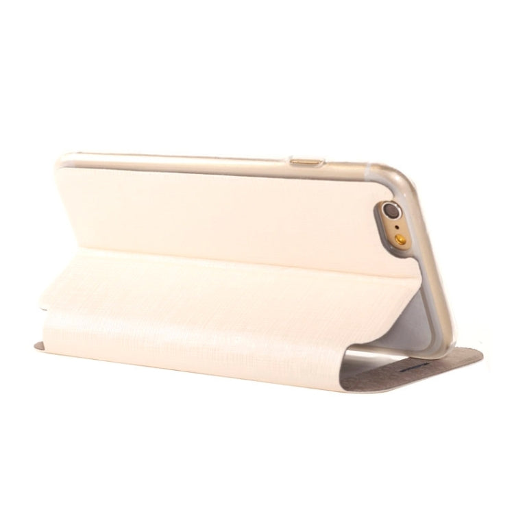 Plaid Texture Leather Case with Holder and Call Display ID for iPhone 6 Plus & 6S Plus