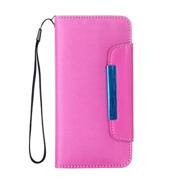 Frosted Horizontal Flip Leather Case with Card Slots & Holder & Lanyard for iPhone 6 Plus & 6S Plus