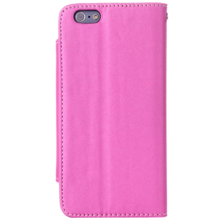 Frosted Horizontal Flip Leather Case with Card Slots & Holder & Lanyard for iPhone 6 Plus & 6S Plus