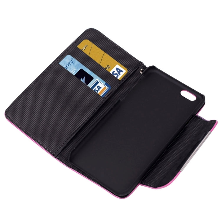 Frosted Horizontal Flip Leather Case with Card Slots & Holder & Lanyard for iPhone 6 Plus & 6S Plus