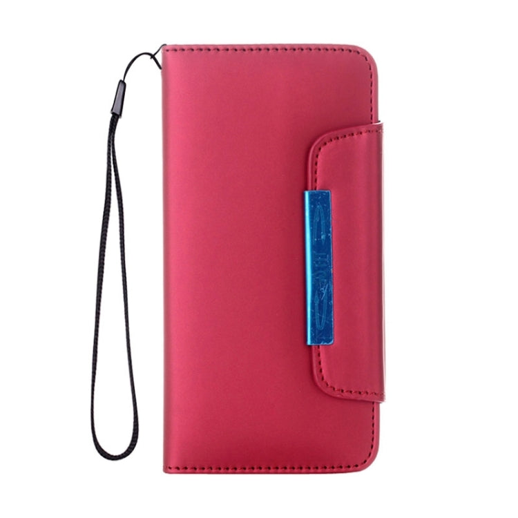 Frosted Horizontal Flip Leather Case with Card Slots & Holder & Lanyard for iPhone 6 Plus & 6S Plus