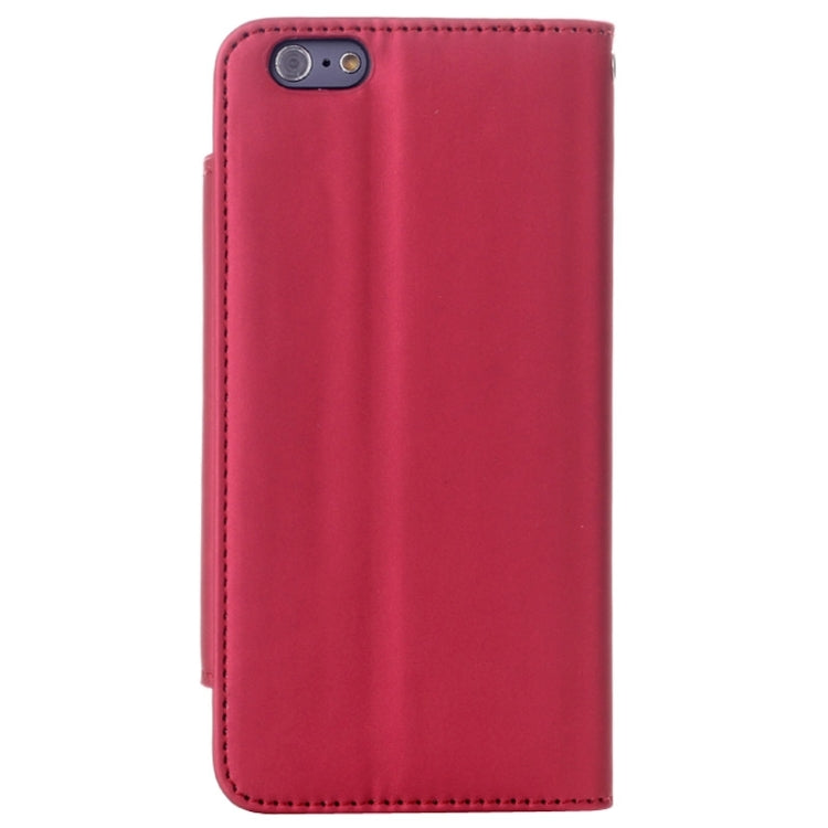 Frosted Horizontal Flip Leather Case with Card Slots & Holder & Lanyard for iPhone 6 Plus & 6S Plus