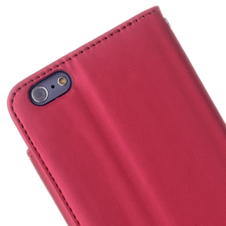 Frosted Horizontal Flip Leather Case with Card Slots & Holder & Lanyard for iPhone 6 Plus & 6S Plus