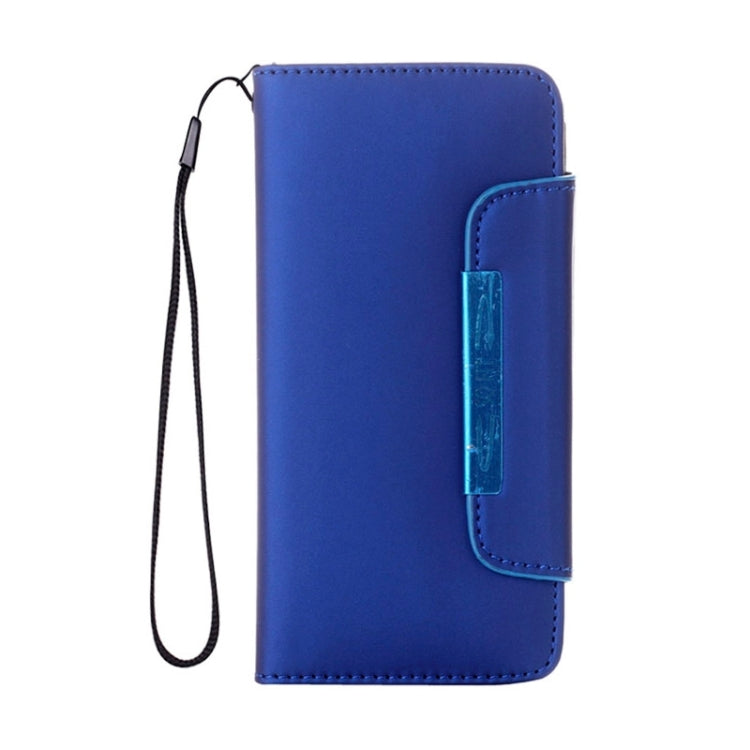 Frosted Horizontal Flip Leather Case with Card Slots & Holder & Lanyard for iPhone 6 Plus & 6S Plus