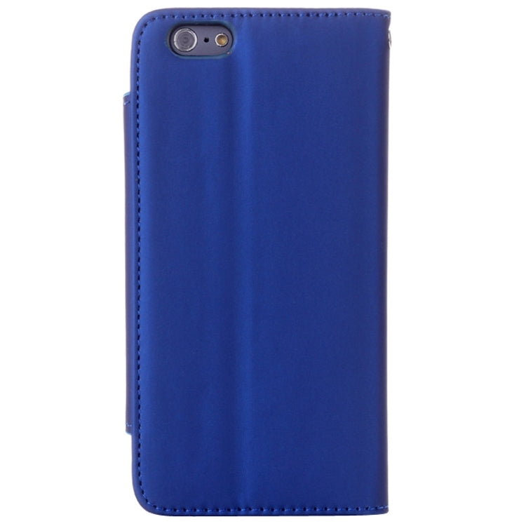 Frosted Horizontal Flip Leather Case with Card Slots & Holder & Lanyard for iPhone 6 Plus & 6S Plus