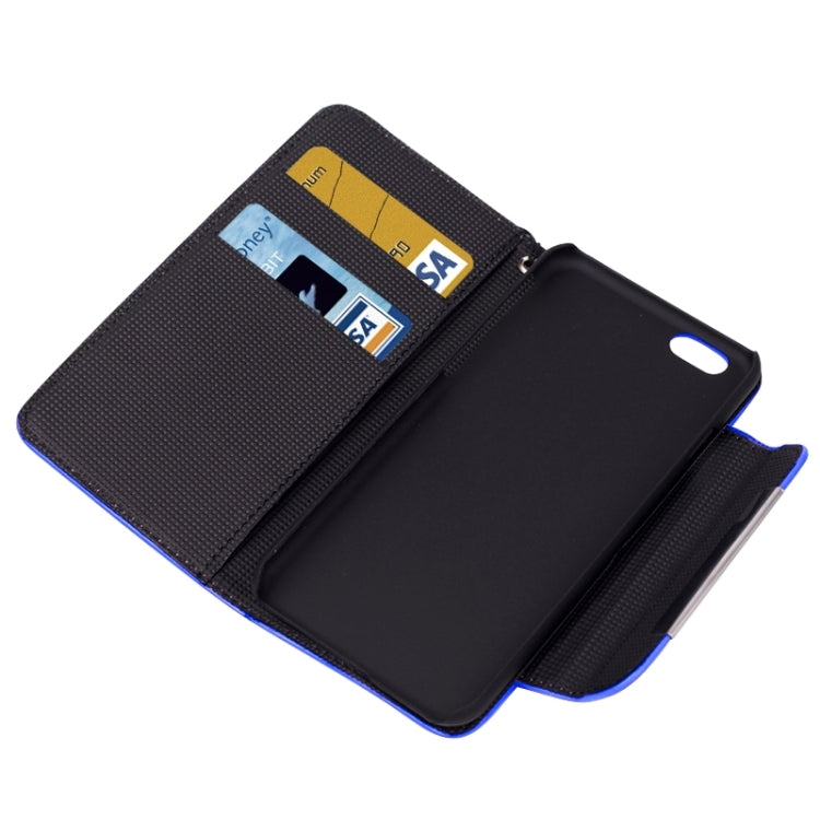 Frosted Horizontal Flip Leather Case with Card Slots & Holder & Lanyard for iPhone 6 Plus & 6S Plus