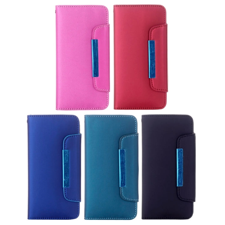 Frosted Horizontal Flip Leather Case with Card Slots & Holder & Lanyard for iPhone 6 Plus & 6S Plus