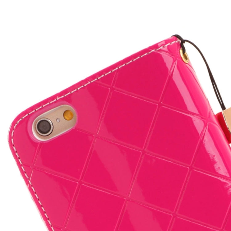 Wallet Style Diamond Encrusted Leather Case with Lanyard & Card Slots & Money Pocket for iPhone 6 Plus