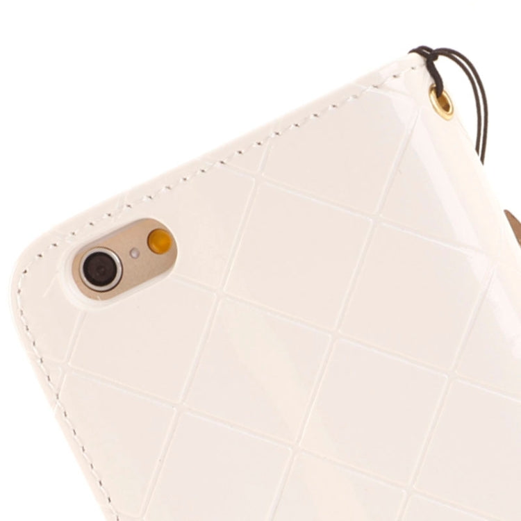 Wallet Style Diamond Encrusted Leather Case with Lanyard & Card Slots & Money Pocket for iPhone 6 Plus