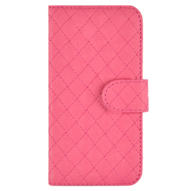 Plaid Stitching Line Horizontal Flip PU Leather Case with Card Slots & Holder for iPhone 6 Plus & 6S Plus
