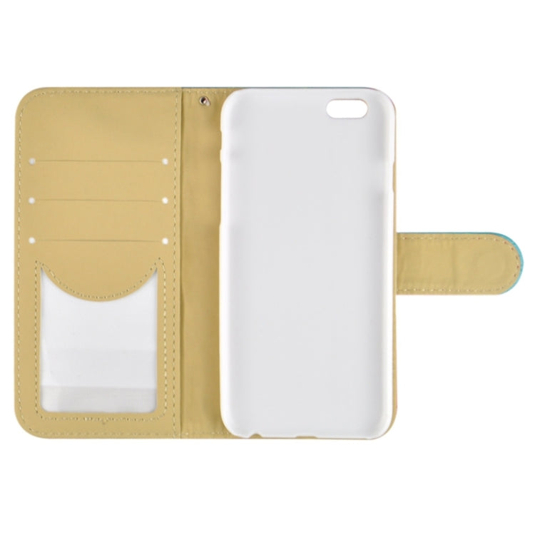 Plaid Stitching Line Horizontal Flip PU Leather Case with Card Slots & Holder for iPhone 6 Plus & 6S Plus