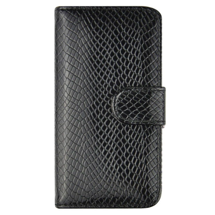 Snakeskin Texture Horizontal Flip PU Leather Case with Card Slot & Holder for iPhone 6 Plus
