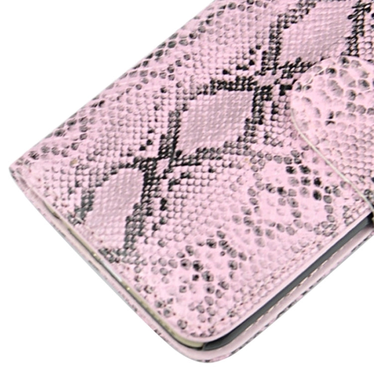 Snakeskin Texture Horizontal Flip PU Leather Case with Card Slot & Holder for iPhone 6 Plus