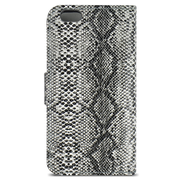 Snakeskin Texture Horizontal Flip PU Leather Case with Card Slot & Holder for iPhone 6 Plus