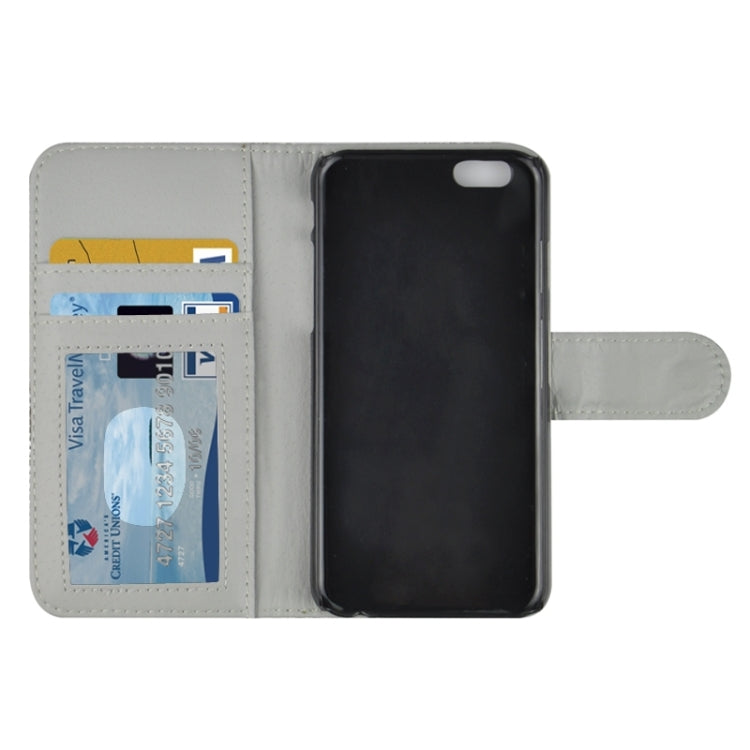 Snakeskin Texture Horizontal Flip PU Leather Case with Card Slot & Holder for iPhone 6 Plus
