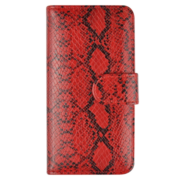 Snakeskin Texture Horizontal Flip PU Leather Case with Card Slot & Holder for iPhone 6 Plus