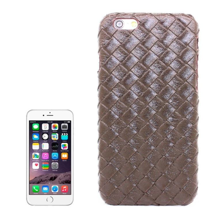Woven Texture Paste Skin Plastic Case for iPhone 6 Plus & 6S Plus