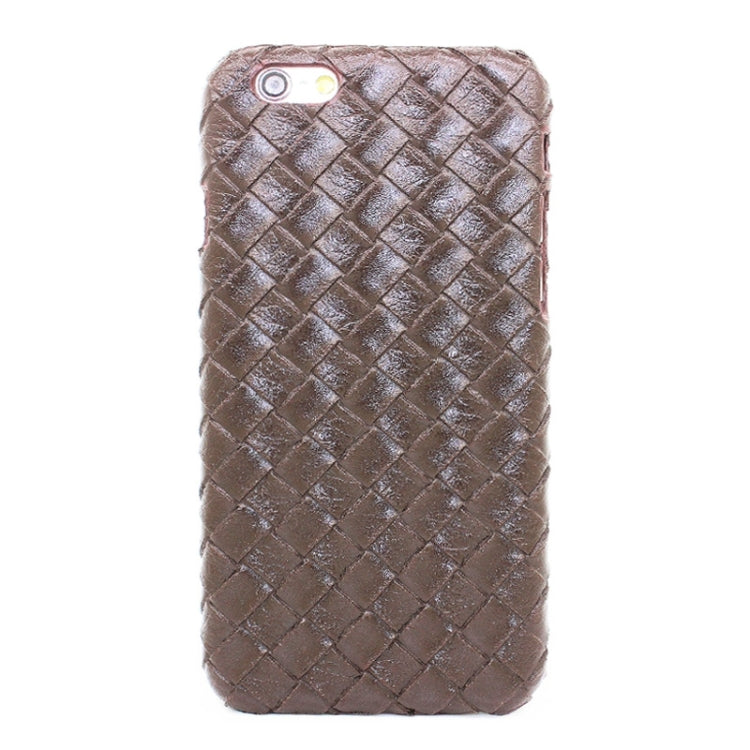 Woven Texture Paste Skin Plastic Case for iPhone 6 Plus & 6S Plus