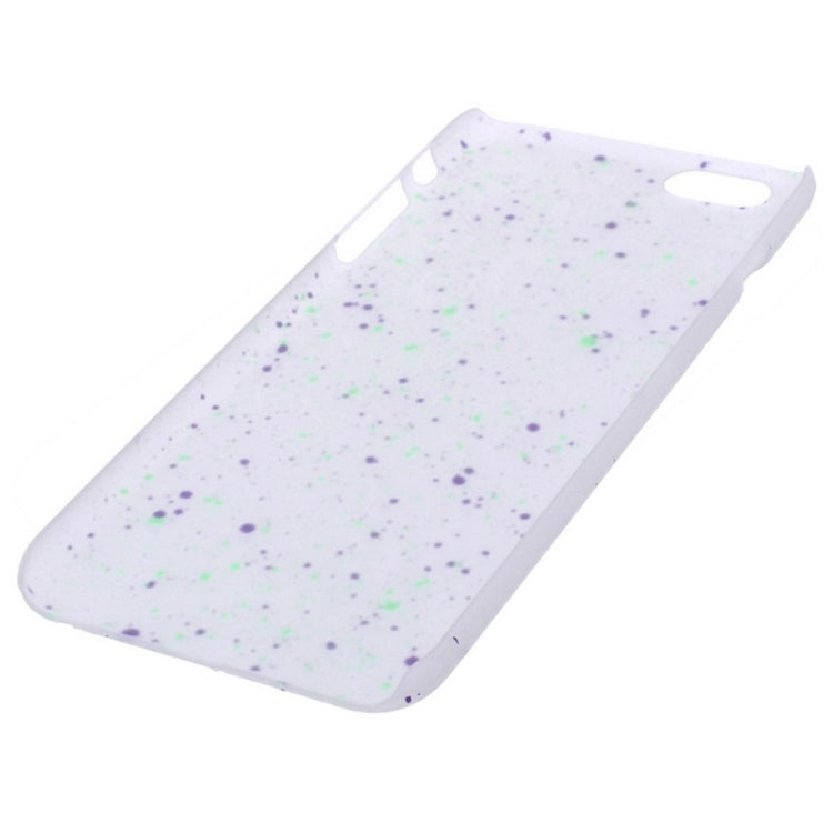 Fluorescent Starry Style Plastic Case for iPhone 6 Plus & 6S Plus (Green + Purple)