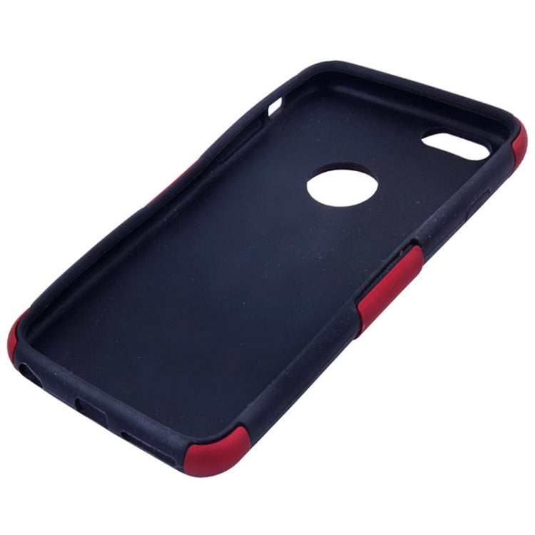 Mesh Plastic + Silicone Combination Case for iPhone 6 Plus & 6S Plus