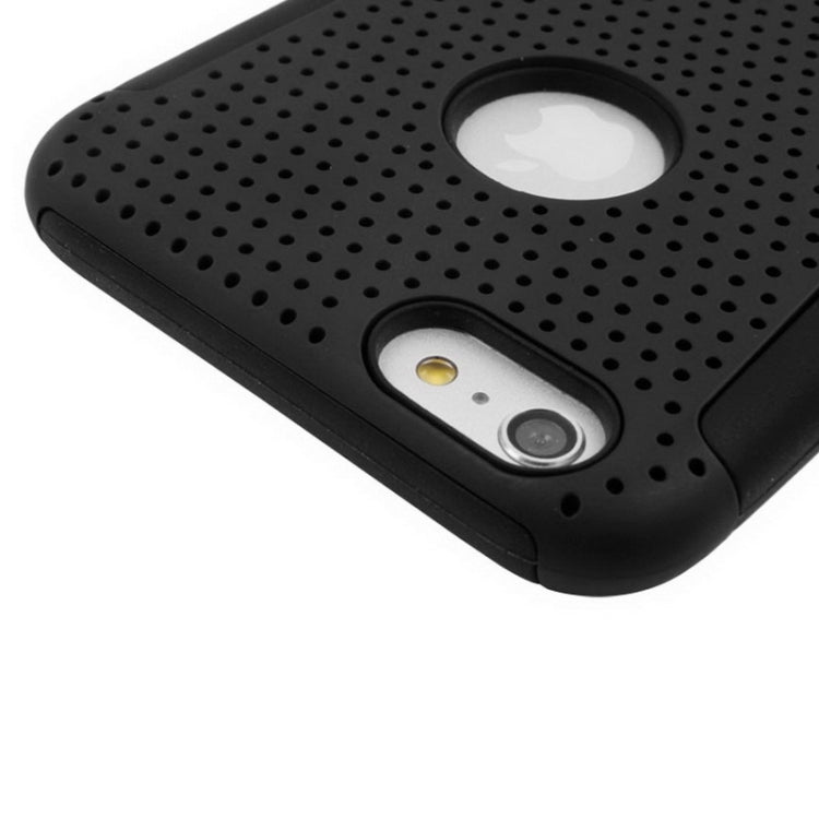 Mesh Plastic + Silicone Combination Case for iPhone 6 Plus & 6S Plus