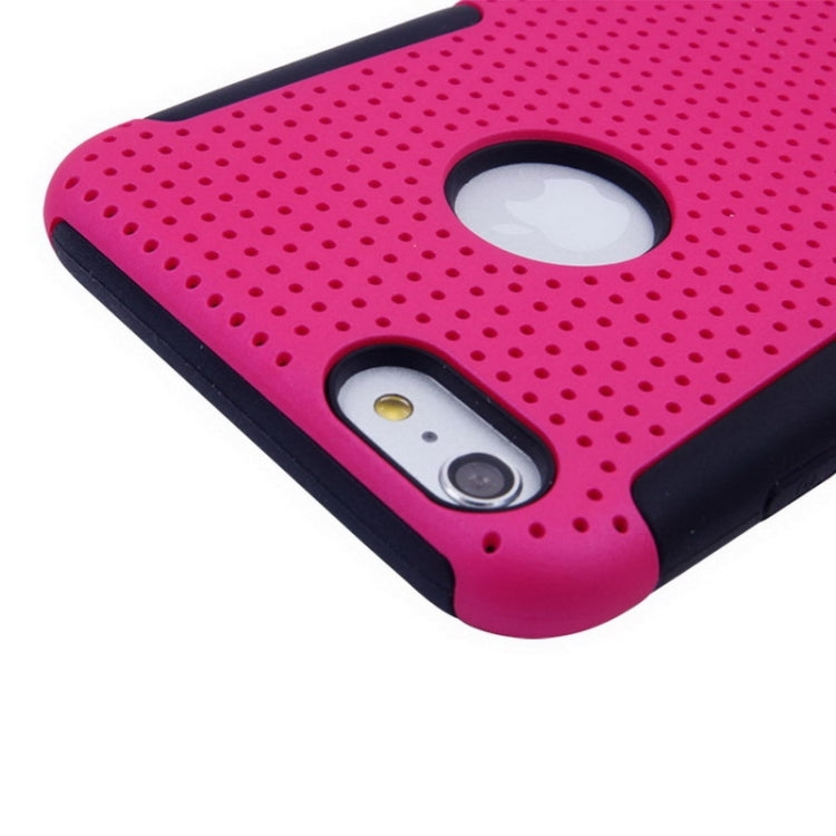 Mesh Plastic + Silicone Combination Case for iPhone 6 Plus & 6S Plus