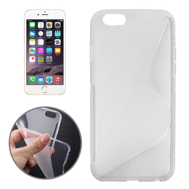 S Line Anti-slip Frosted TPU Protective Case for iPhone 6 Plus & 6S Plus
