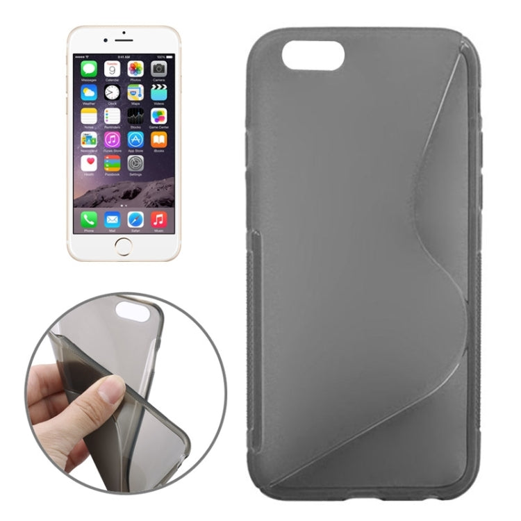 S Line Anti-slip Frosted TPU Protective Case for iPhone 6 Plus & 6S Plus