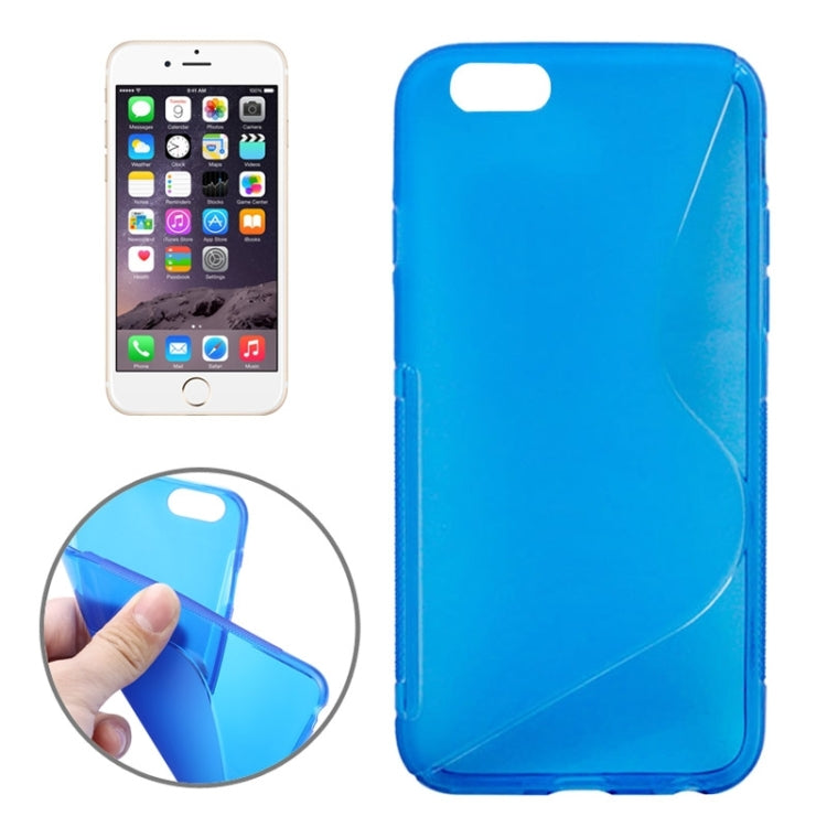 S Line Anti-slip Frosted TPU Protective Case for iPhone 6 Plus & 6S Plus